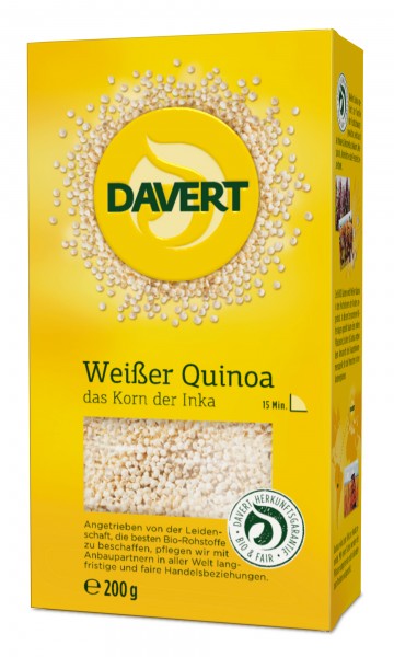 Quinoa alba, bio, 200g, Davert