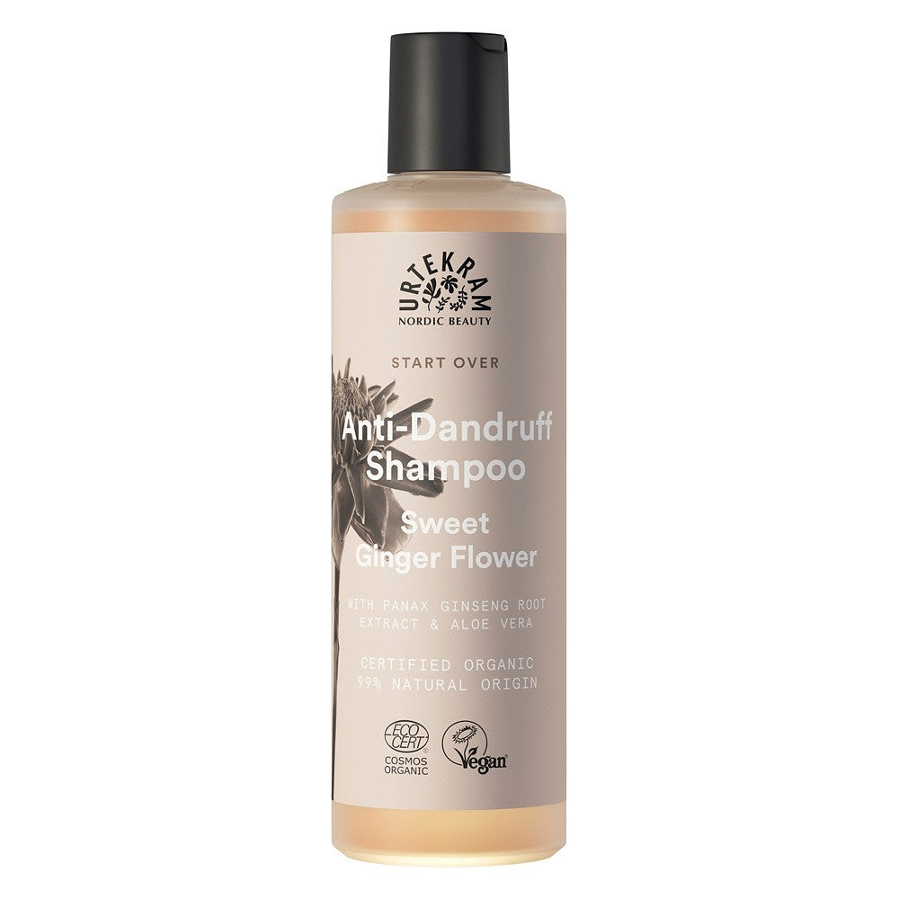 Sampon antimatreata cu flori de ghimbir ginseng si aloe vera 250ml Urtekram