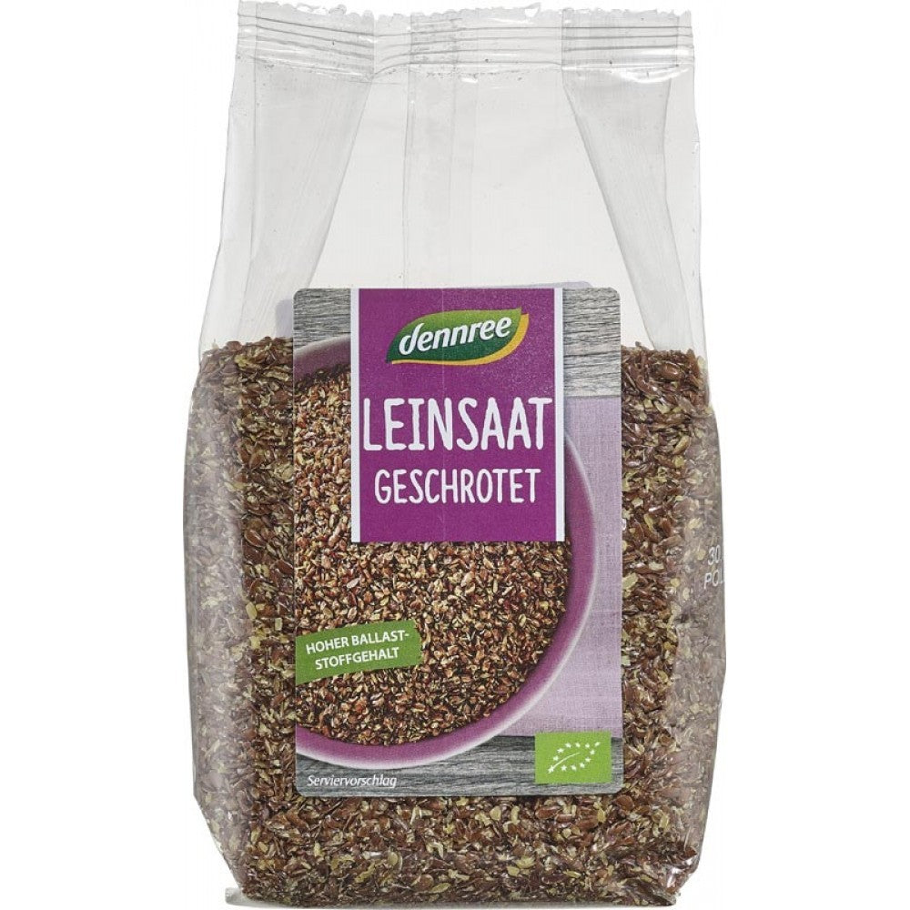 Seminte de in zdrobite bio 200g Dennree