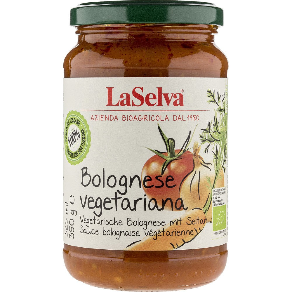 Sos bolognese vegetarian cu seitan 350g LaSelva