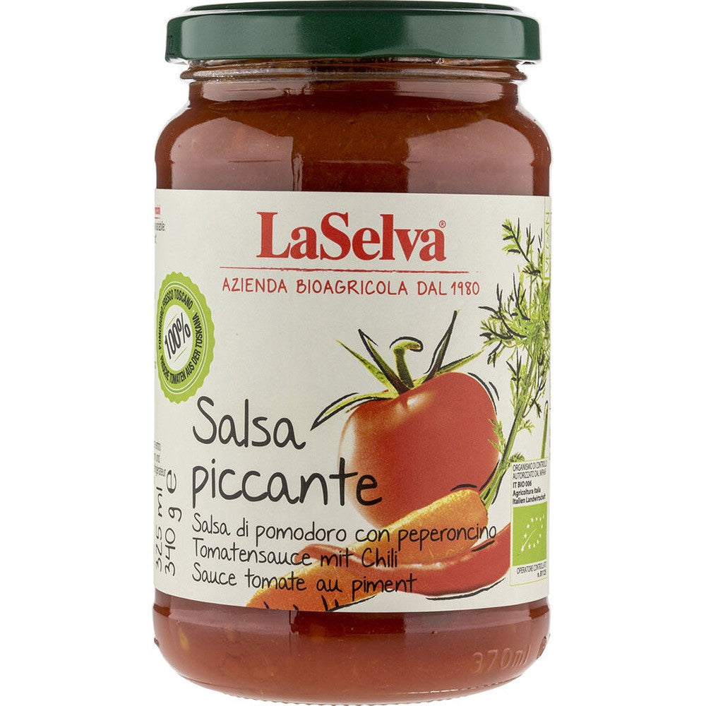 Sos de rosii Salsa Picante cu chili 340g LaSelva