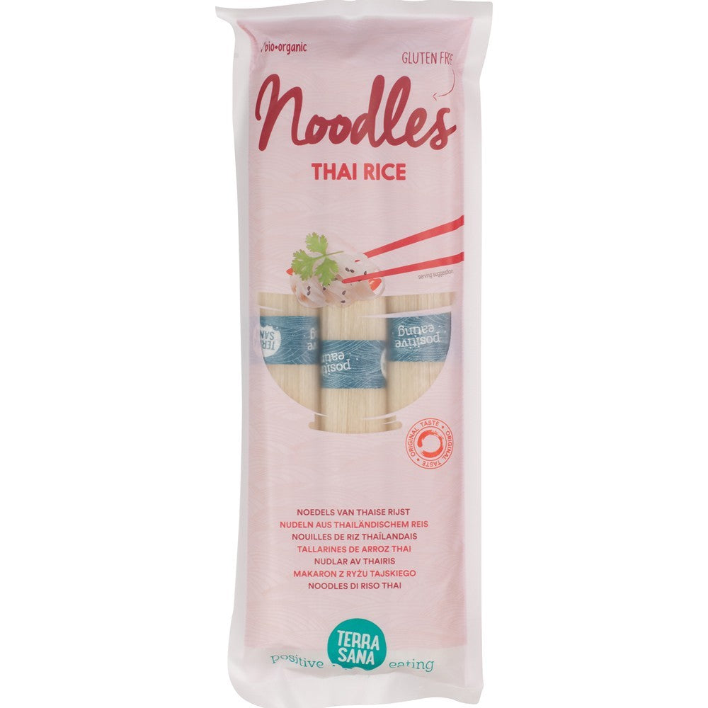 Taitei bio din orez thailandez fara gluten 250g Terrasana