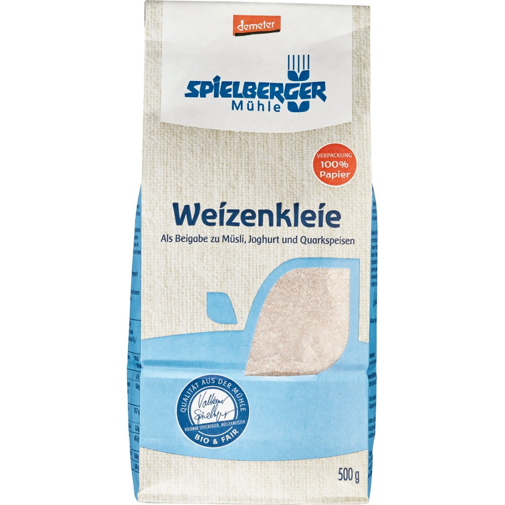 Tarate de grau bio Demeter 500g Spielberger