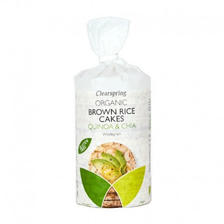 Tartine de Orez Brun cu Quinoa si Chia - Eco 120g Clearspring