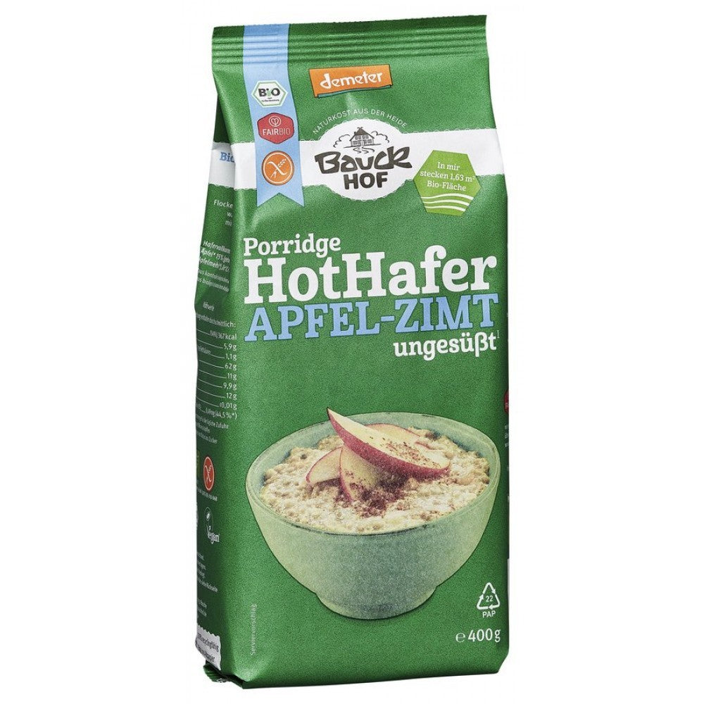Terci de ovaz cu mere si scortisoara fara gluten 400g BauckHof
