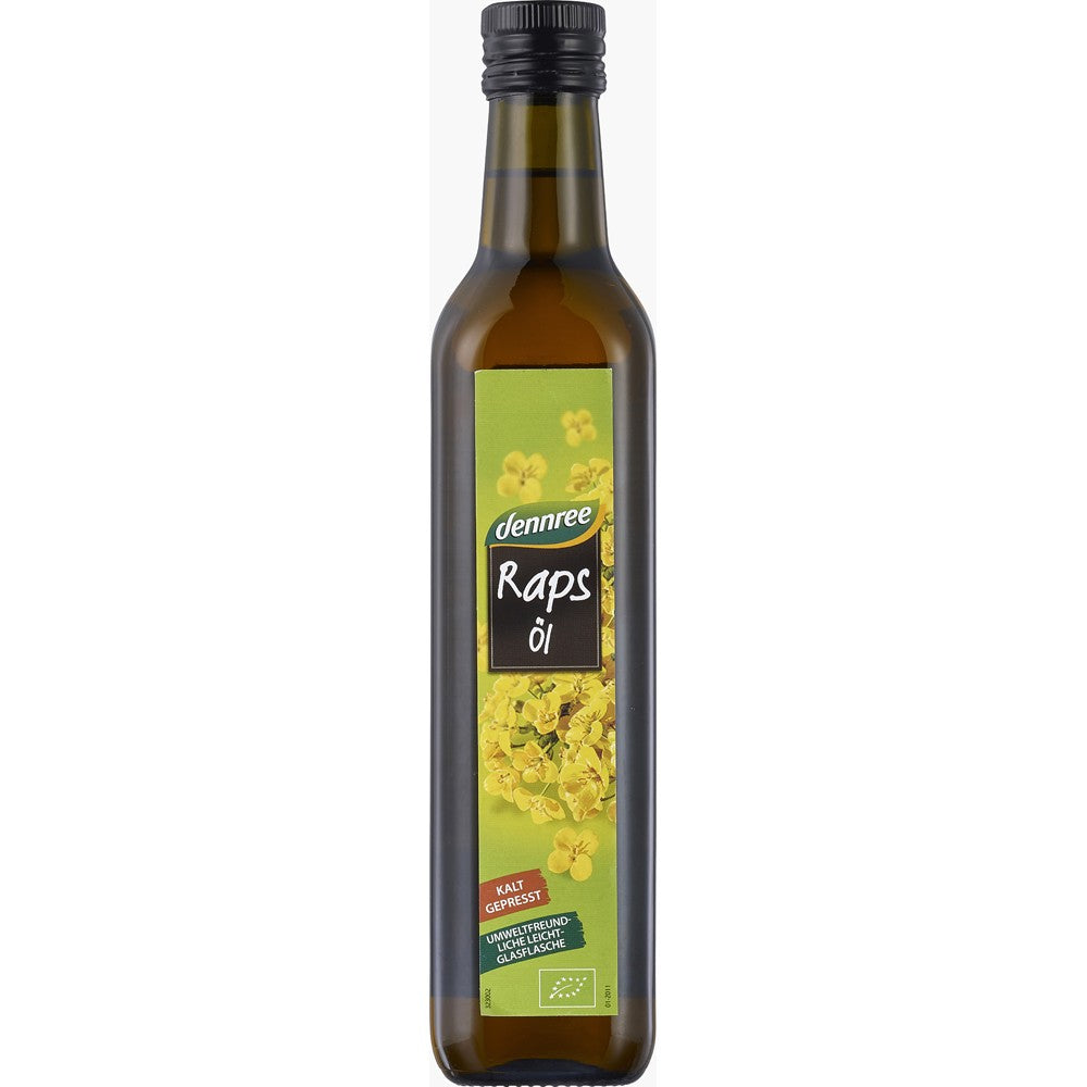 Ulei de rapita bio presat la rece 500ml Dennree