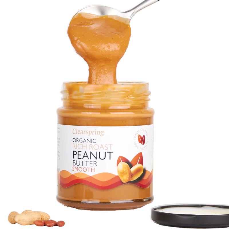 Unt de Arahide Crema Bio 170g Clearspring