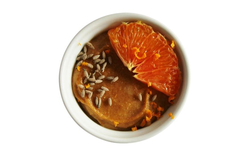 Budincă orange cu caju și lavandă