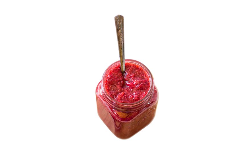 Gem de căpșuni raw-vegan