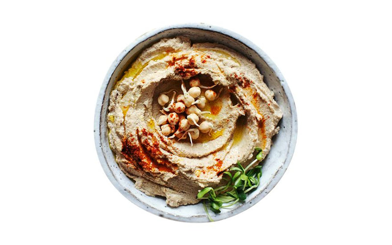 Hummus din năut germinat