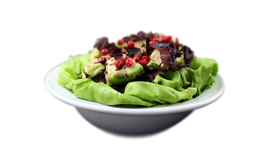 Salată cu irish dulse şi avocado