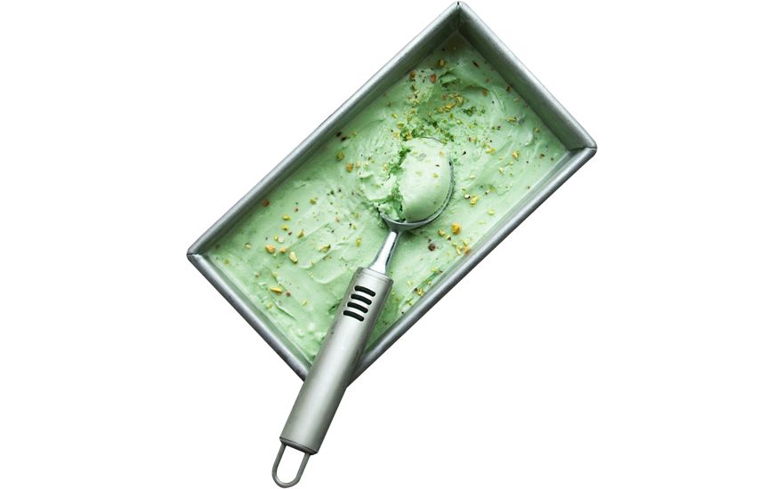 Înghețată cu chlorella și fistic