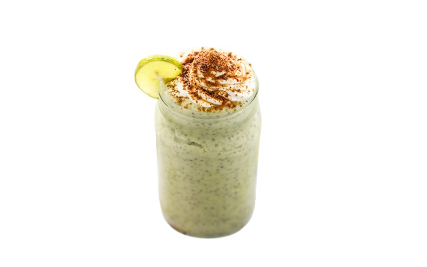 Budincă de chia cu lime