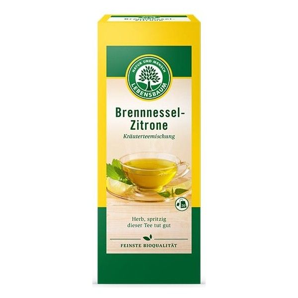 Ceai de urzica si lamaie bio 30g Lebensbaum