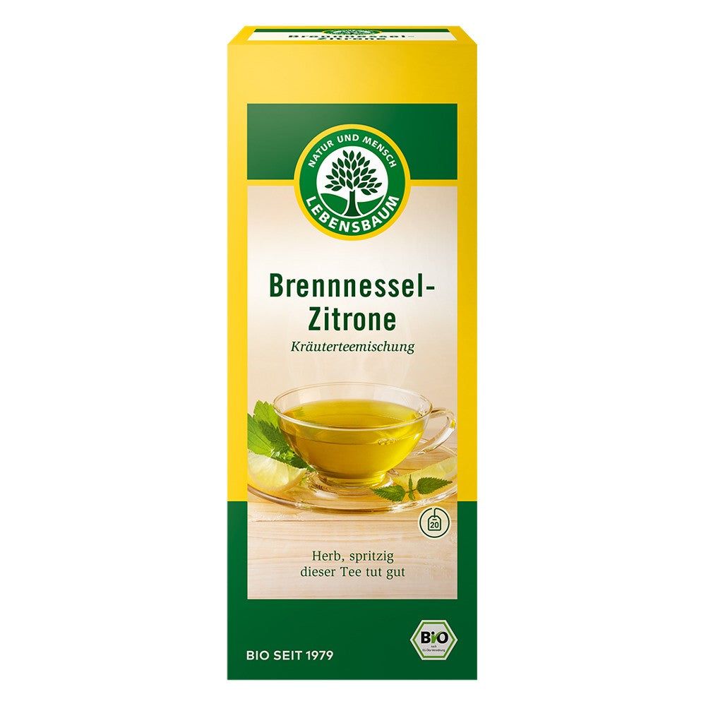 Ceai de urzica si lamaie bio 30g Lebensbaum