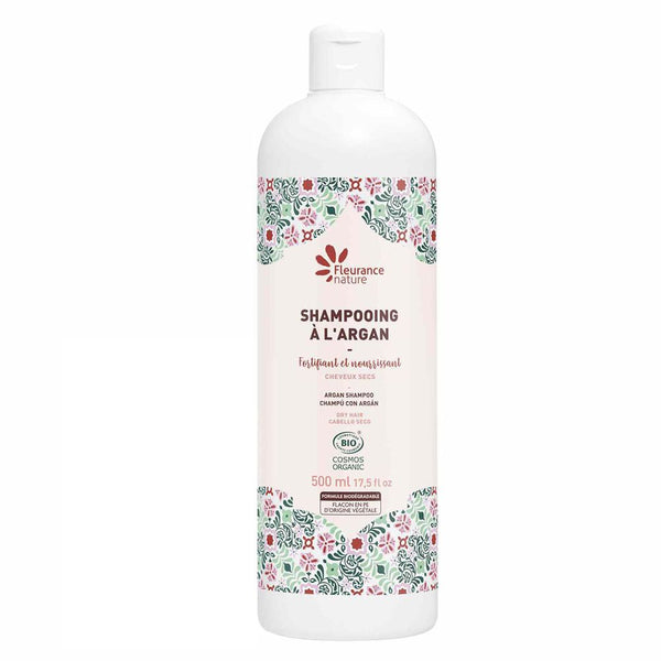  Șampon bio fortifiant si nutritiv cu ulei de argan format economic 500ml, Fleurance Nature