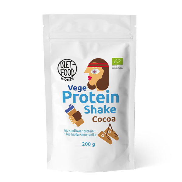  Shake proteic vegan cu cacao 200g,  Diet-Food