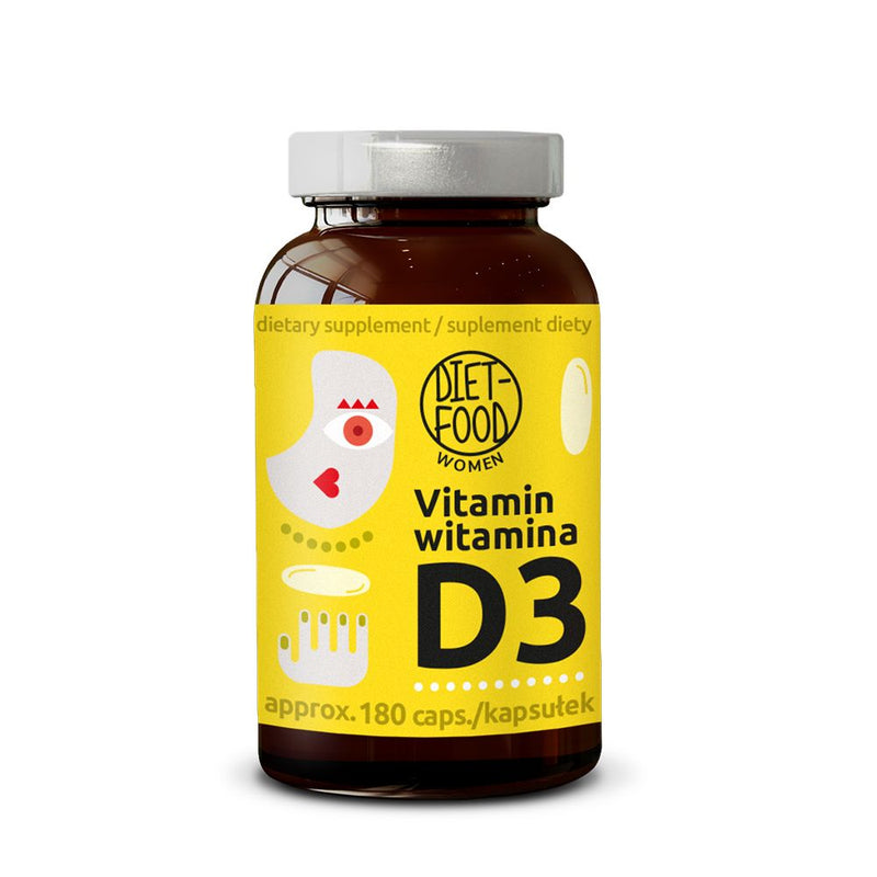 Vitamina D3 2850 UI - supliment alimentar 180 cps,  Diet-Food 1