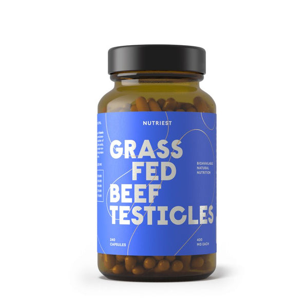  Grass fed Beef TESTICLES  supliment alimentar 240cps , NUTRIEST