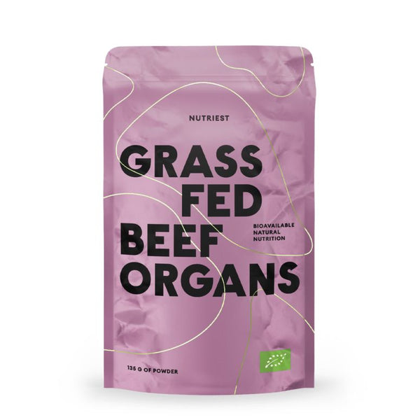  GRASS FED BEEF ORGANS – pulbere bio 135g