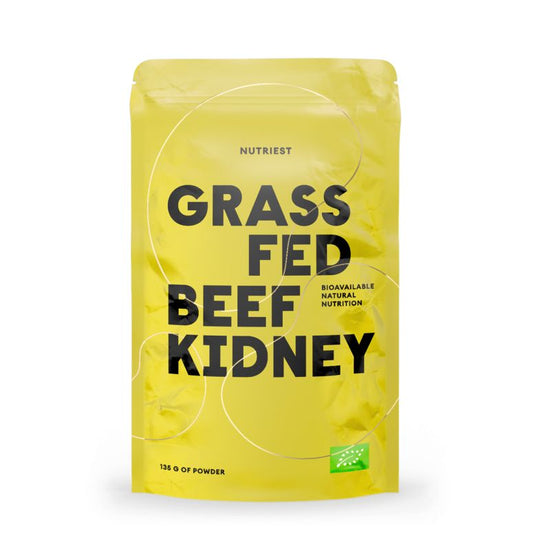 GRASS FED BEEF KIDNEY  pulbere bio 135g, NUTRIEST