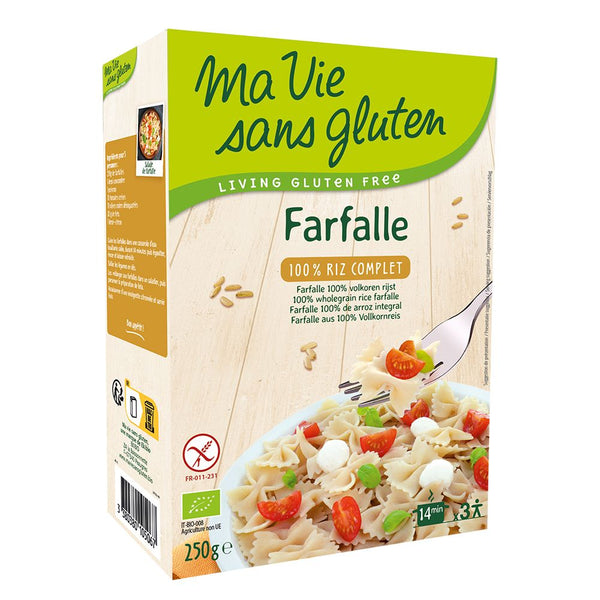  Farfalle de orez integral 250, BIO, Ma Vie Sans Gluten