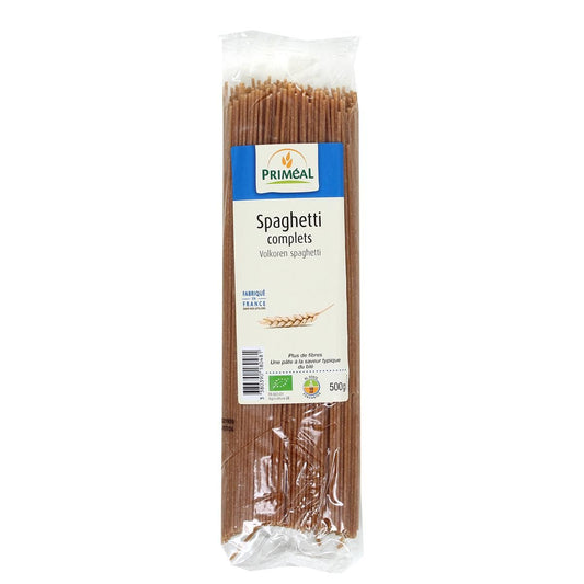 Spaghetti din grau dur integral 500g, BIO, PRIMEAL