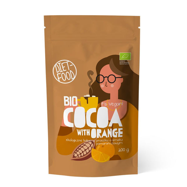  Bio Cacao Orange 200g, DIET-FOOD