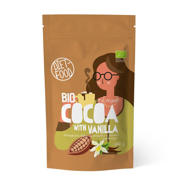  Bio Cacao Vanilla 200g, DIET-FOOD