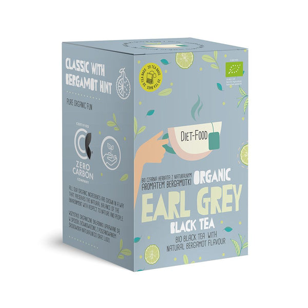  Ceai negru Earl Grey 20 pliculețe, BIO, Diet Food