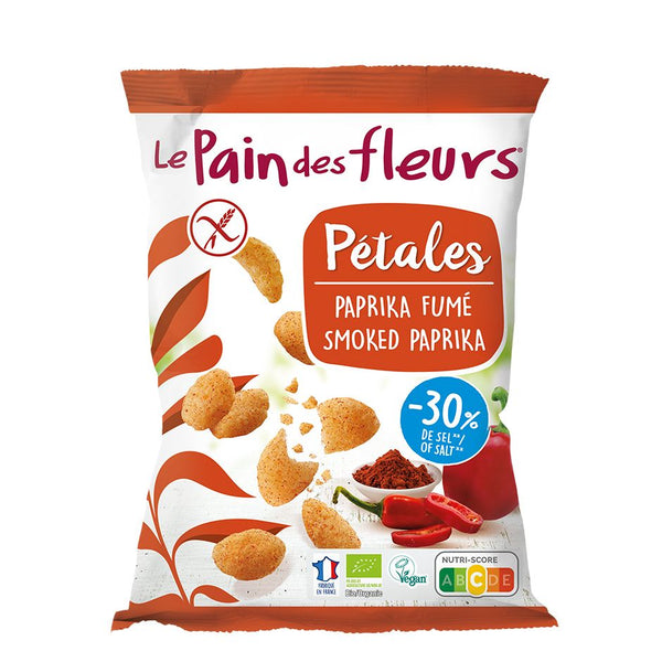  Crousty  Pufuleti cu paprika afumata  fara gluten 75g, BIO,  Le Pain des Fleurs