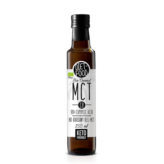 Ulei de Cocos MCT C8 Bio 250ml Diet-Food - 99% Acid Caprilic, DIET-FOOD