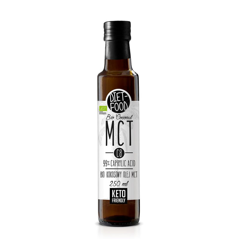 Ulei de Cocos MCT C8 Bio 250ml Diet-Food - 99% Acid Caprilic, DIET-FOOD 1