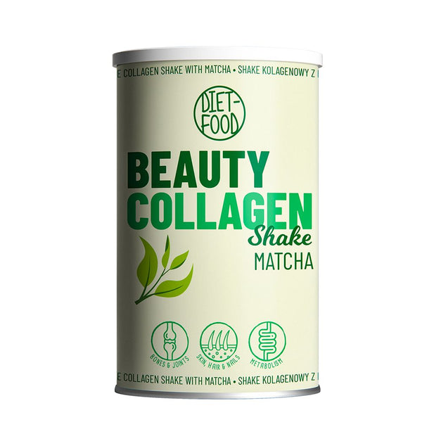  Beauty Colagen Shake cu matcha 300g, DIET-FOOD