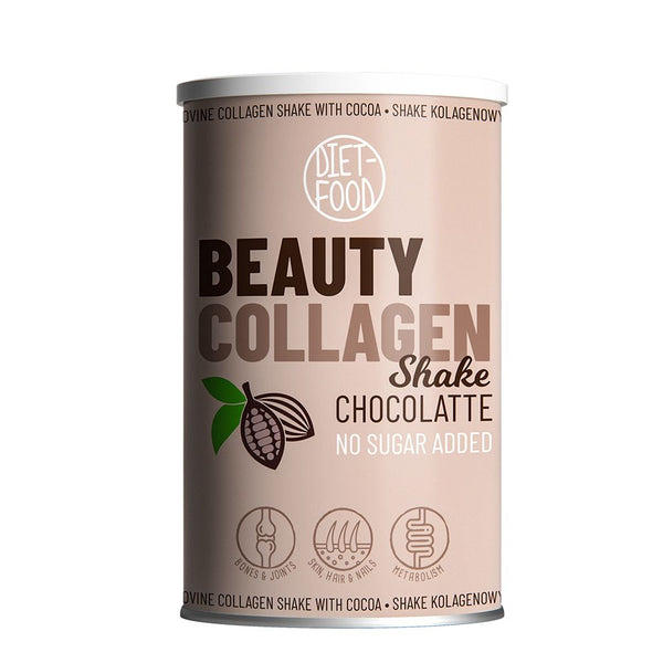  Beauty Colagen Shake cu ciocolata 300g, DIET-FOOD