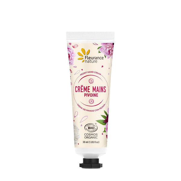  Cremă de mâini cu flori de bujor 30ml, BIO, Fleurance Nature