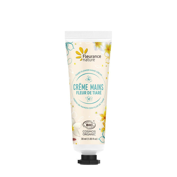  Cremă de mâini cu flori de tiara 30ml, BIO, Fleurance Nature