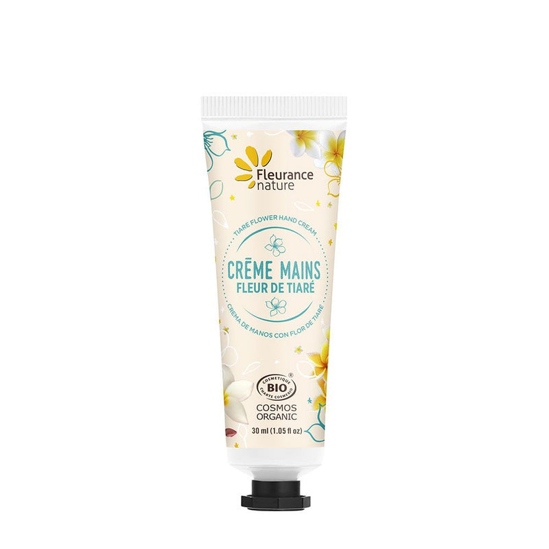 Cremă de mâini cu flori de tiara 30ml, BIO, Fleurance Nature 1