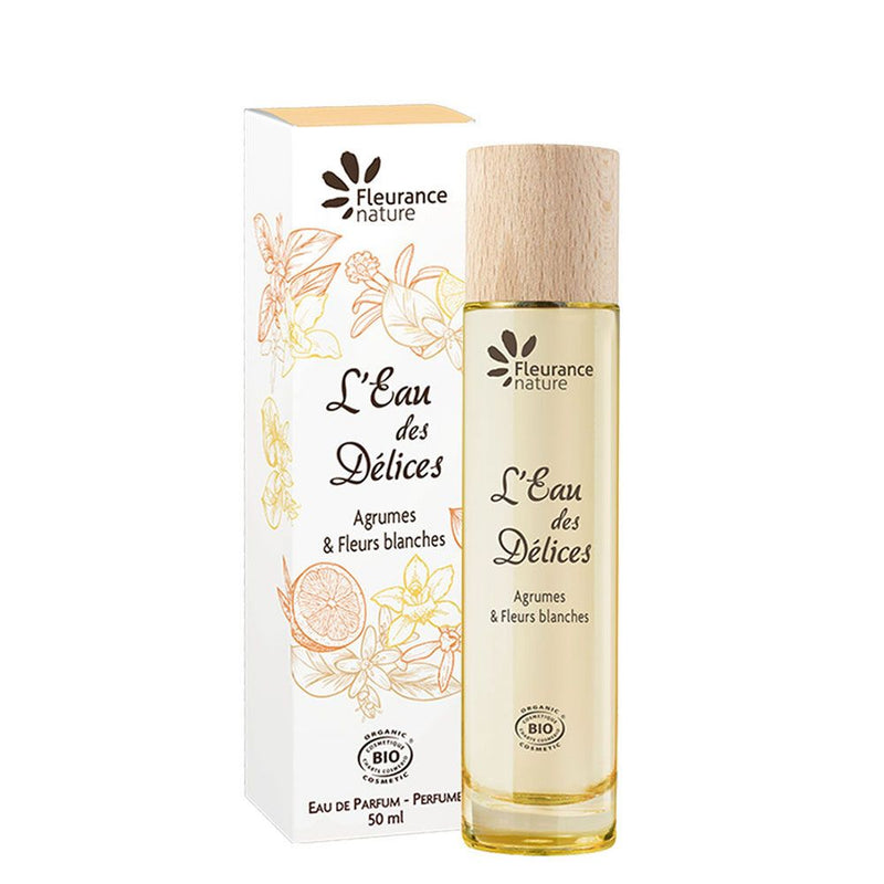 L'Eau des Délices Citrice și Flori albe - apă de parfum 50ml, BIO, Fleurance Nature 1