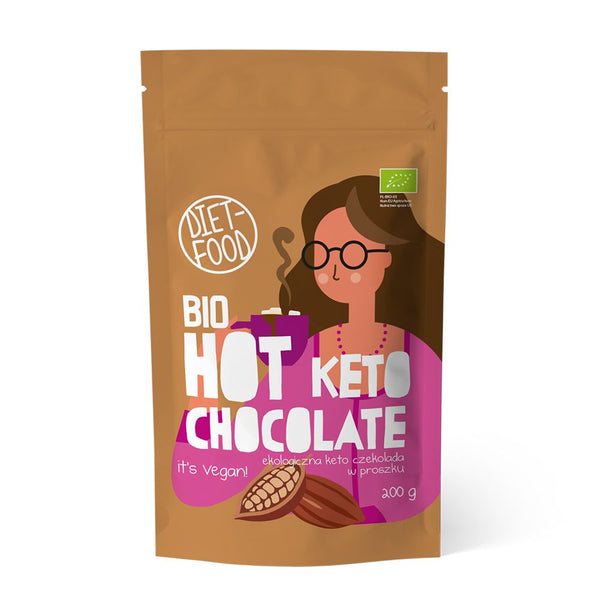  Keto ciocolata calda vegana bio 200g,Diet Food