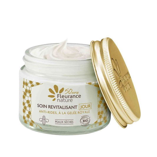 GELÉE ROYALE Cremă de zi revitalizantă cu lăptișor de matcă 50ml, BIO, Fleurance Nature