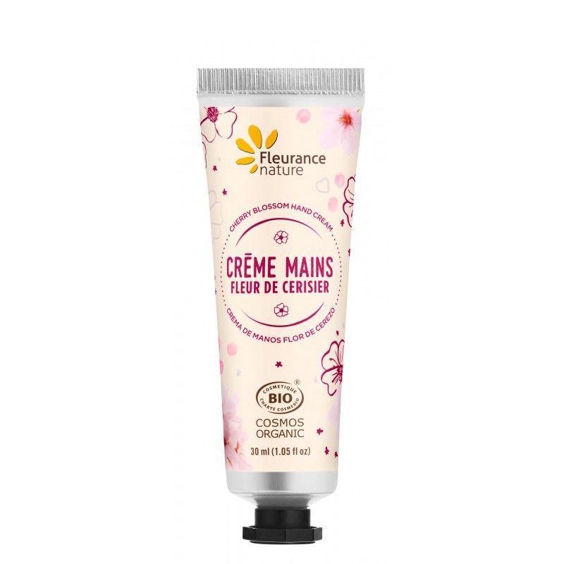 Cremă de mâini cu flori de cireș 30ml, BIO, Fleurance Nature 1