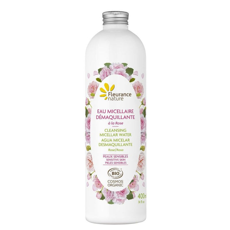 Apă micelară cu apă florală de trandafiri de Damasc 400ml, BIO, Fleurance Nature 1