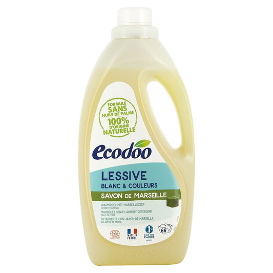 Detergent rufe bio cu sapun de Marsilia 2L,  Ecodoo