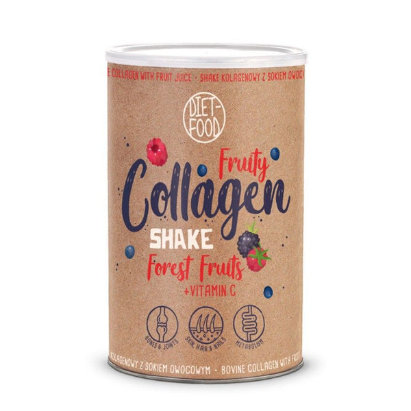  Fruity Colagen Shake Fructe de pădure 300g, Diet Food