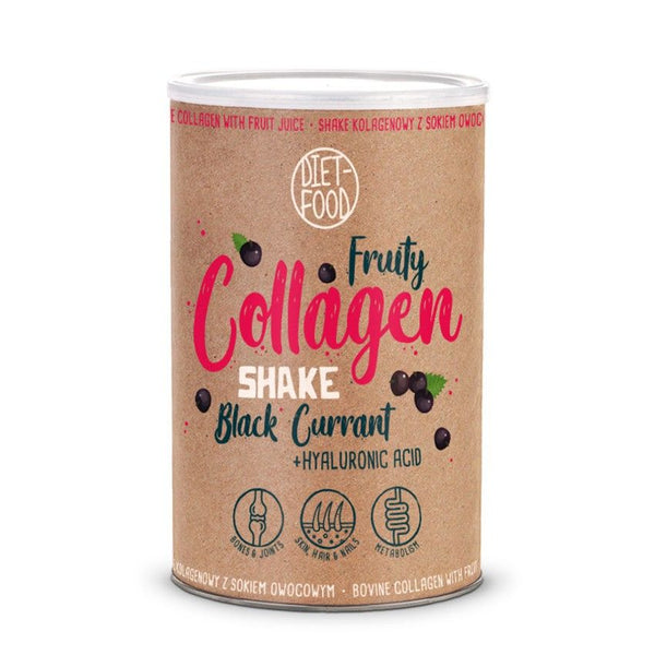  Fruity Colagen Shake Coacăze negre 300g,Diet Food