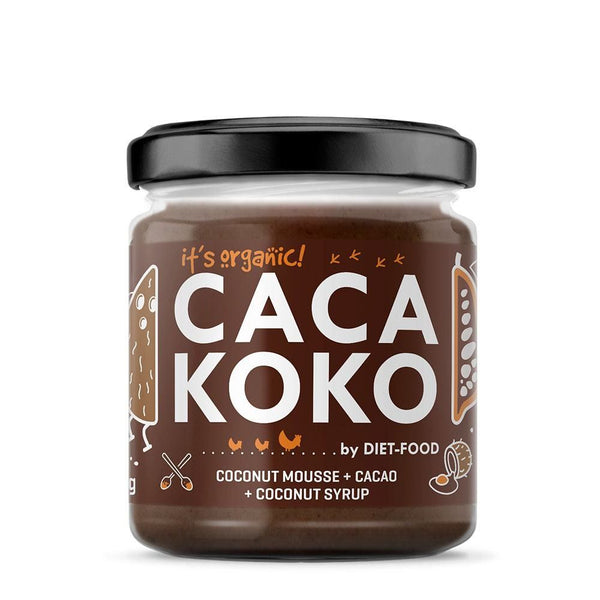  Crema de cocos cu cacao KOKOSCA 200g, BIO, Diet Food