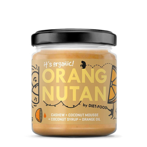  Crema de caju cu portocale ORANGNUTAN 200g, BIO, Diet Food