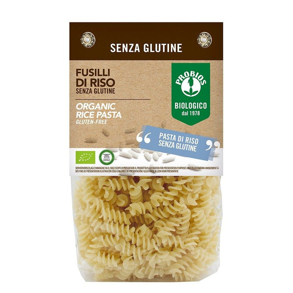  Fusilli de orez - fara gluten 400g, BIO, Probios