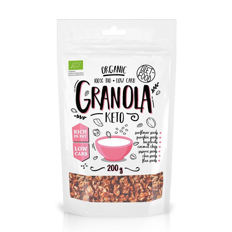 Keto Granola bio 200g,Diet Food 1